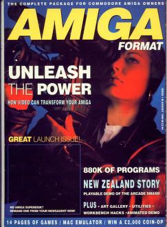 Amiga Format magazine Issue 001