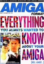 Front cover Amiga format magazine issue 4