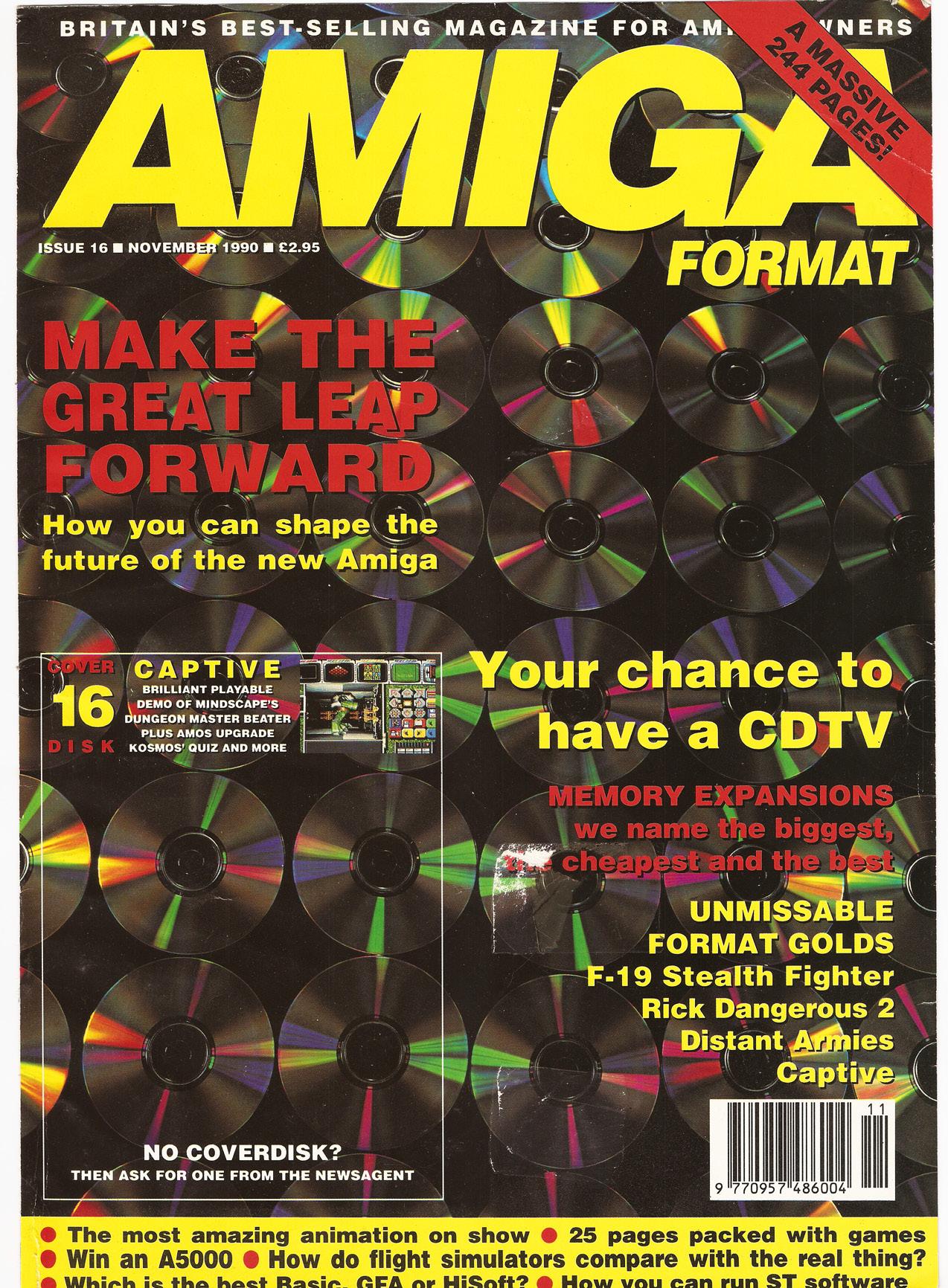 Amiga Format magazine Issue 016 – PDF download