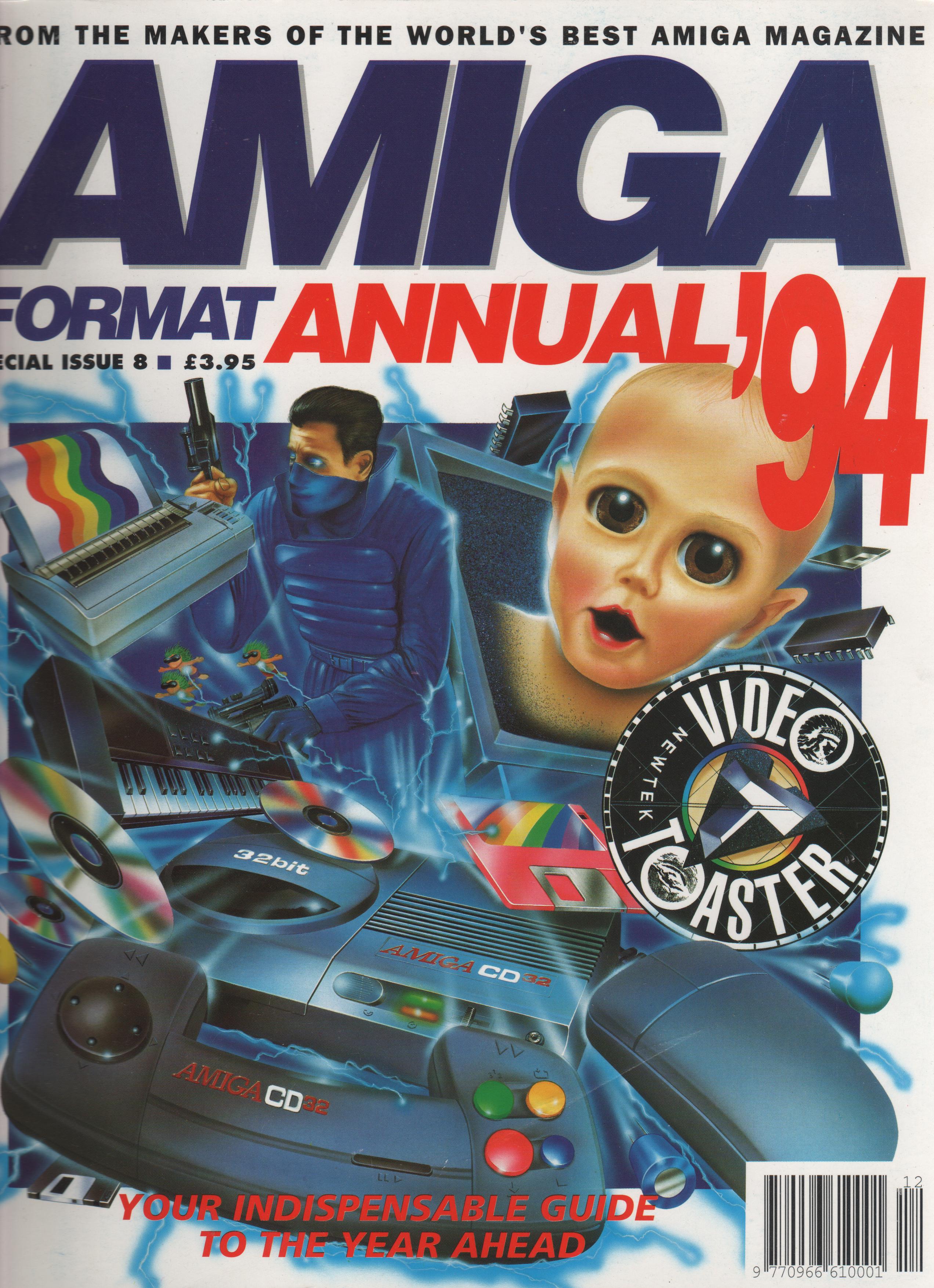 Front cover of Amiga format annual 94 special issue 8